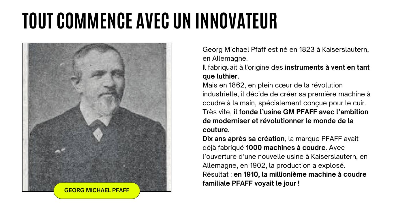 Histoire marque Pfaff