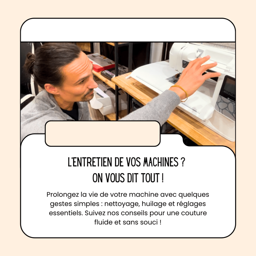 entretien machine à coudre